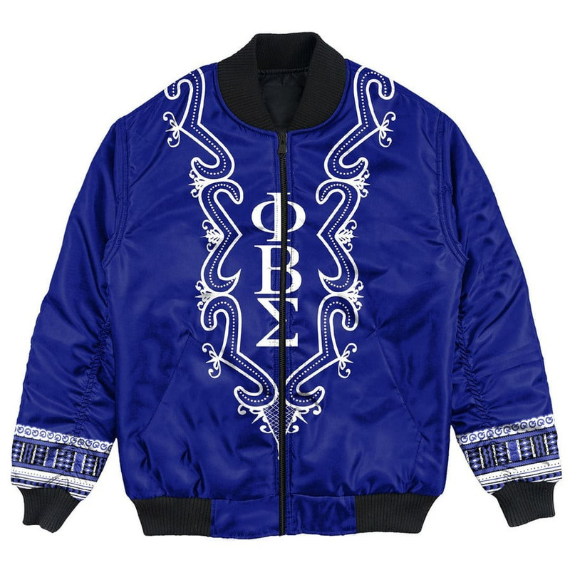 Phi Beta Sigma Hye Won Hye Dashiki Bomber Jackets, African Bomber Jacket For Men Women
