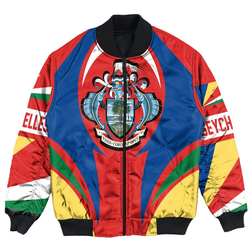 Seychelles Action Falg Bomber Jacket, African Bomber Jacket For Men Women