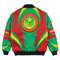 Mauritania Action Falg Bomber Jacket, African Bomber Jacket For Men Women