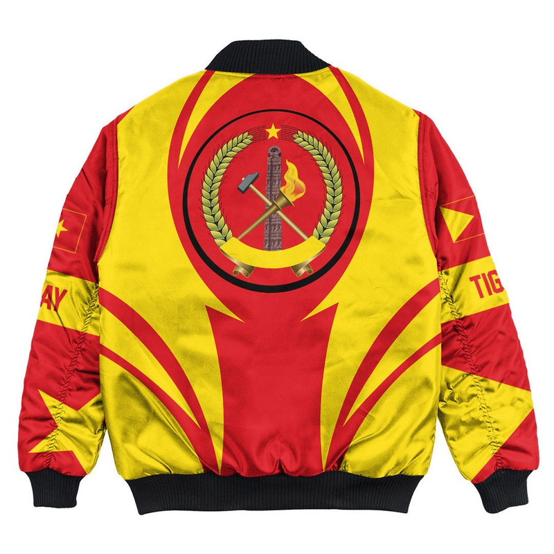 Tigray Action Falg Bomber Jacket, African Bomber Jacket For Men Women