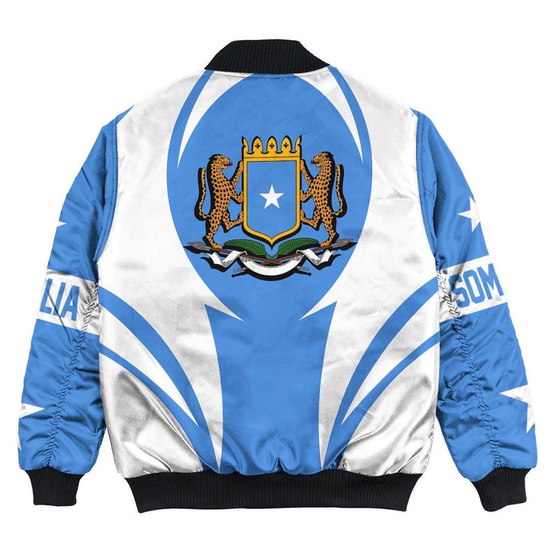 Somalia Action Falg Bomber Jacket, African Bomber Jacket For Men Women