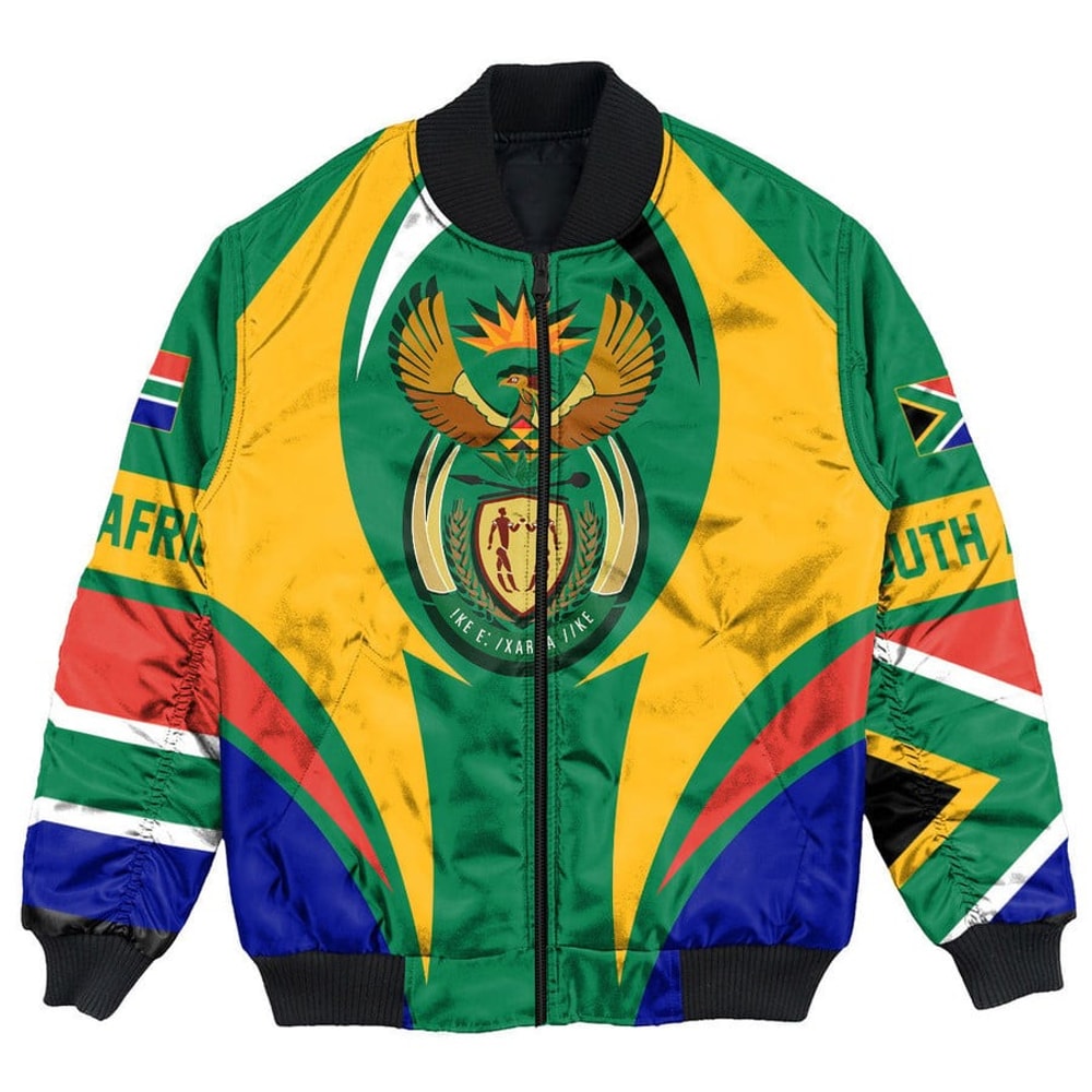 South Africa Action Falg Bomber Jacket, African Bomber Jacket For Men Women