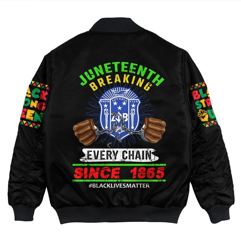 Zeta Phi Beta Nutrition Facts Juneteenth Bomber Jackets, African Bomber Jacket For Men Women