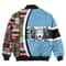 Botswana Flag and Kente Pattern Special Bomber Jacket, African Bomber Jacket For Men Women