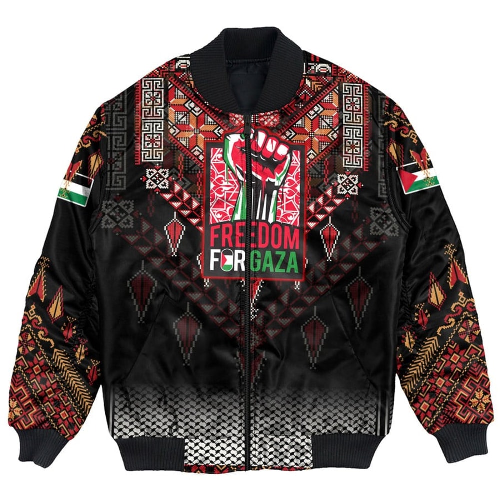 Freedom For Gaza Bomber Jackets, African Bomber Jacket For Men Women