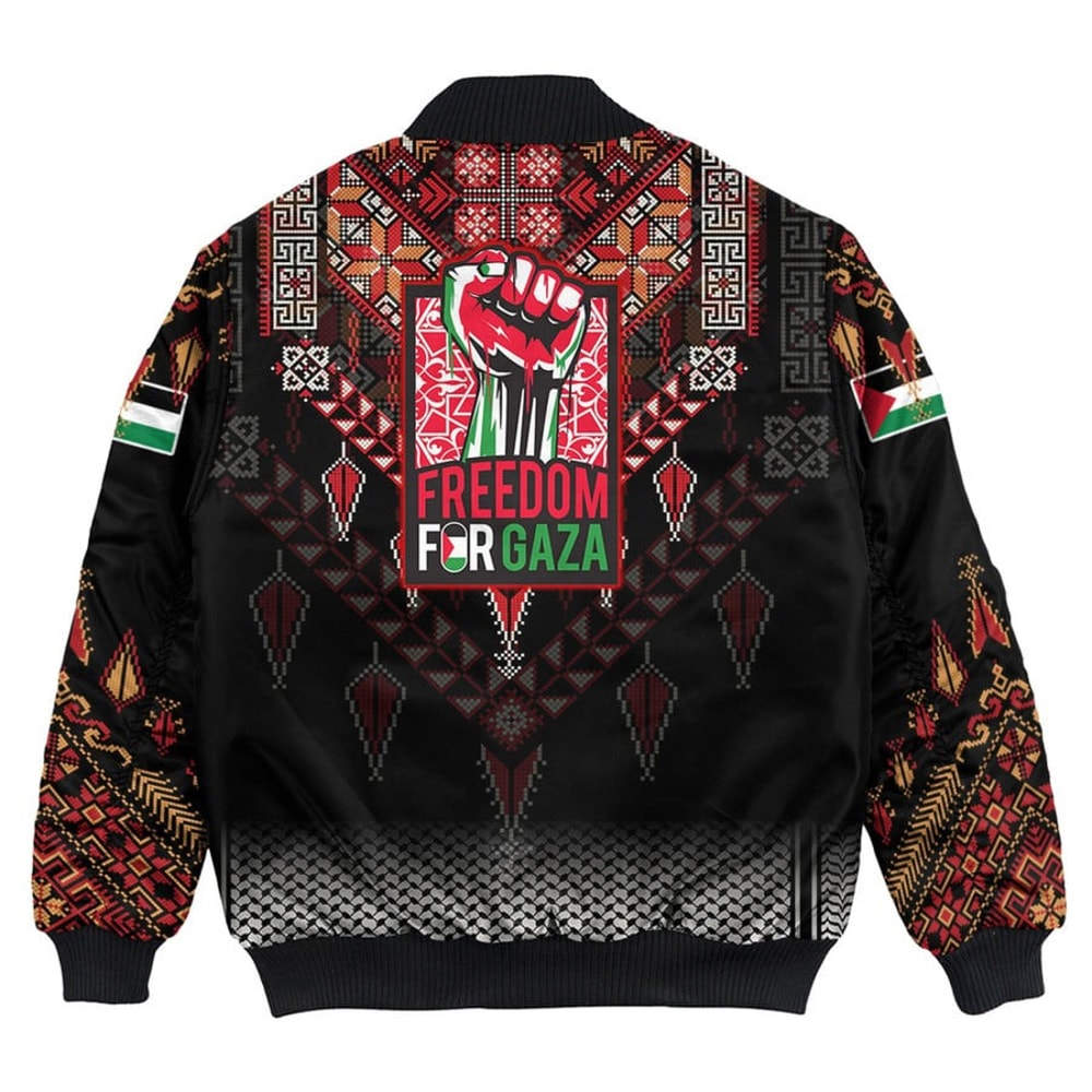 Freedom For Gaza Bomber Jackets, African Bomber Jacket For Men Women