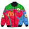 Eritrea Active Flag Bomber Jacket, African Bomber Jacket For Men Women