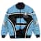 Botswana Active Flag Bomber Jacket, African Bomber Jacket For Men Women