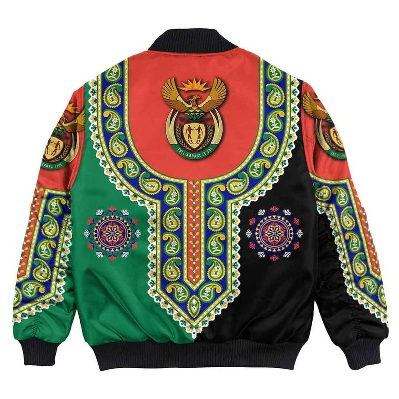 South Africa Dashiki Bomber Jacket, African Bomber Jacket For Men Women