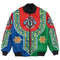 Seychelles Dashiki Bomber Jacket, African Bomber Jacket For Men Women
