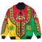 Guinea Bissau Dashiki Bomber Jacket, African Bomber Jacket For Men Women