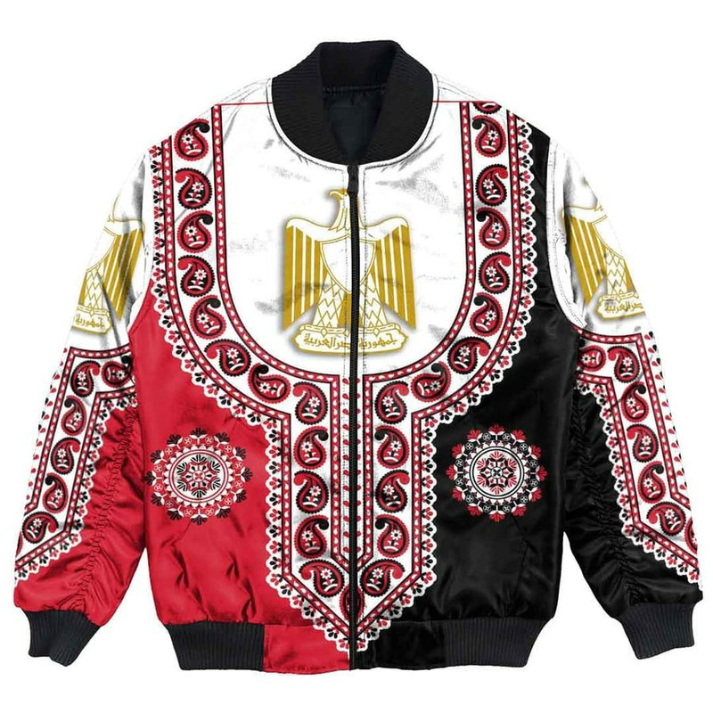 Egypt Dashiki Bomber Jacket, African Bomber Jacket For Men Women