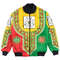 Burkina Faso Dashiki Bomber Jacket, African Bomber Jacket For Men Women