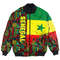 Senegal Bomber Jacket Kente Pattern, African Bomber Jacket For Men Women