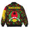 Guinea Bissau Bomber Jacket Kente Pattern, African Bomber Jacket For Men Women