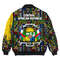 Central African Republic Bomber Jacket Kente Pattern, African Bomber Jacket For Men Women