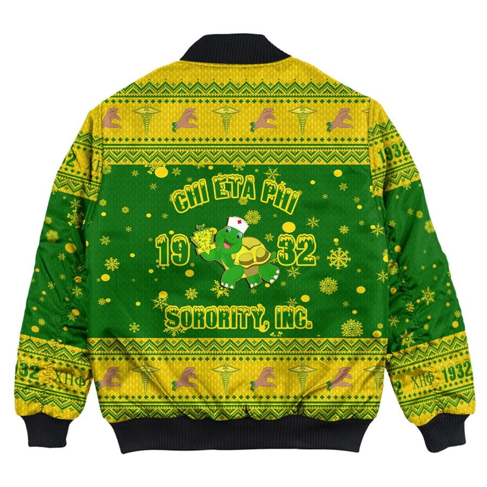 Chi Eta Phi Christmas Bomber Jackets, African Bomber Jacket For Men Women