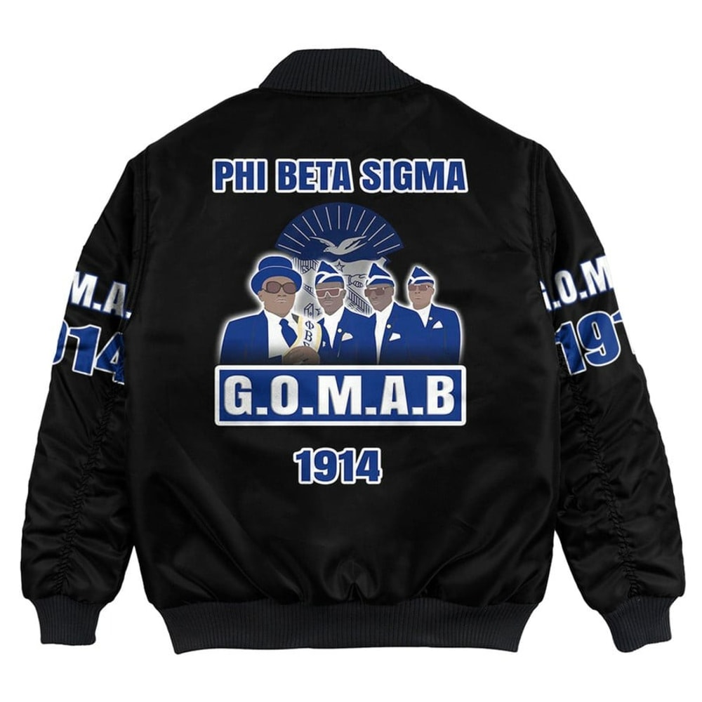 Phi Beta Sigma Coffin Dance Bomber Jackets, African Bomber Jacket For Men Women