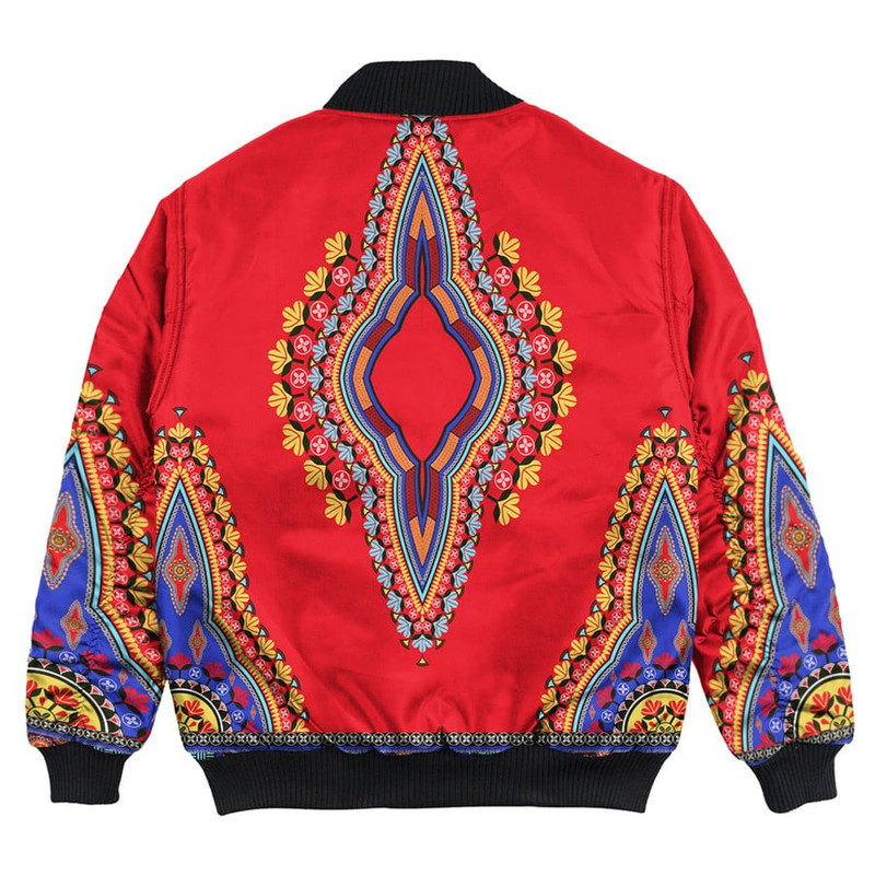 Neck Dashiki Africa - Bomber Jackets, African Bomber Jacket For Men Women