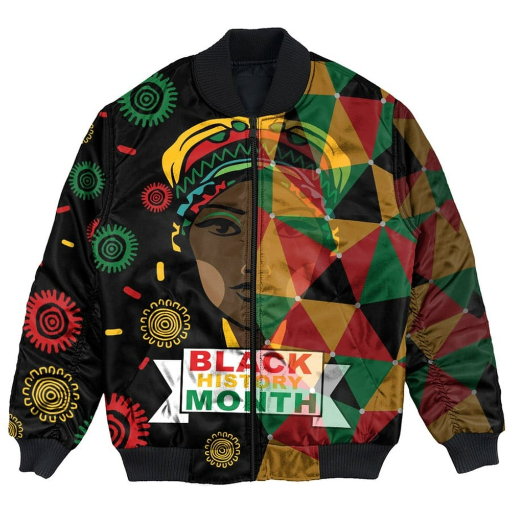 Black History Month Juneteenth Bomber Jackets, African Bomber Jacket For Men Women