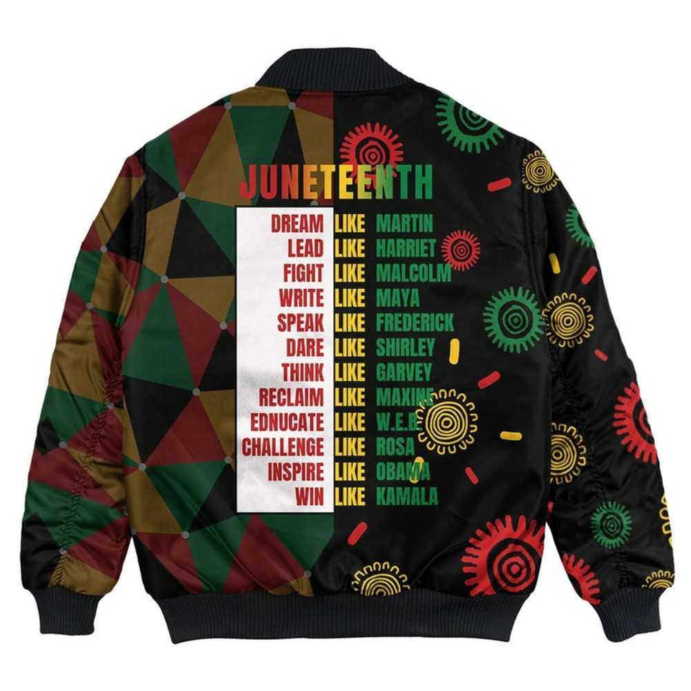 Black History Month Juneteenth Bomber Jackets, African Bomber Jacket For Men Women