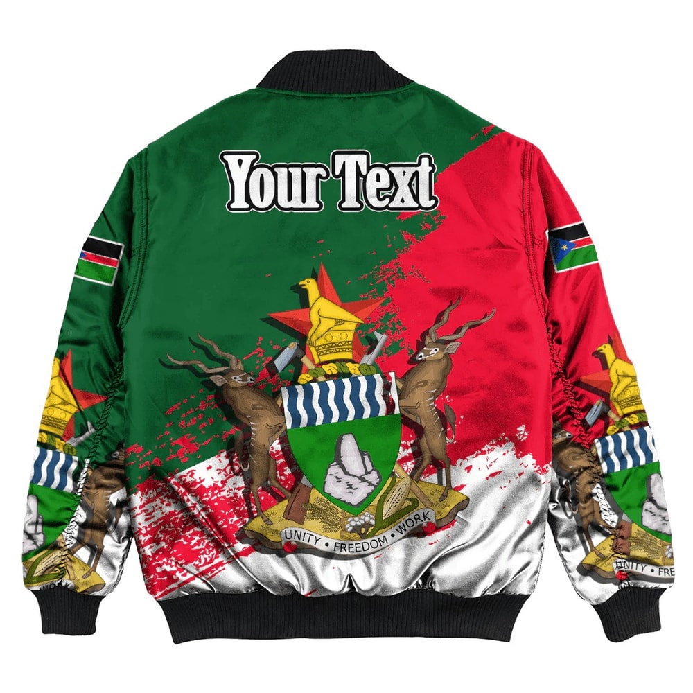 Sudan Green Version Special Bomber Jacket, African Bomber Jacket For Men Women