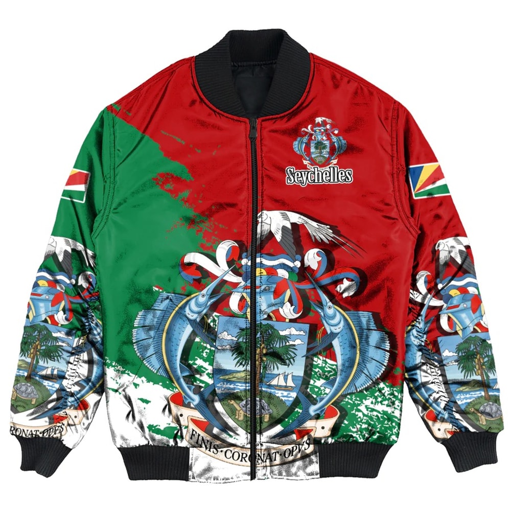 Seychelles Special Bomber Jacket, African Bomber Jacket For Men Women