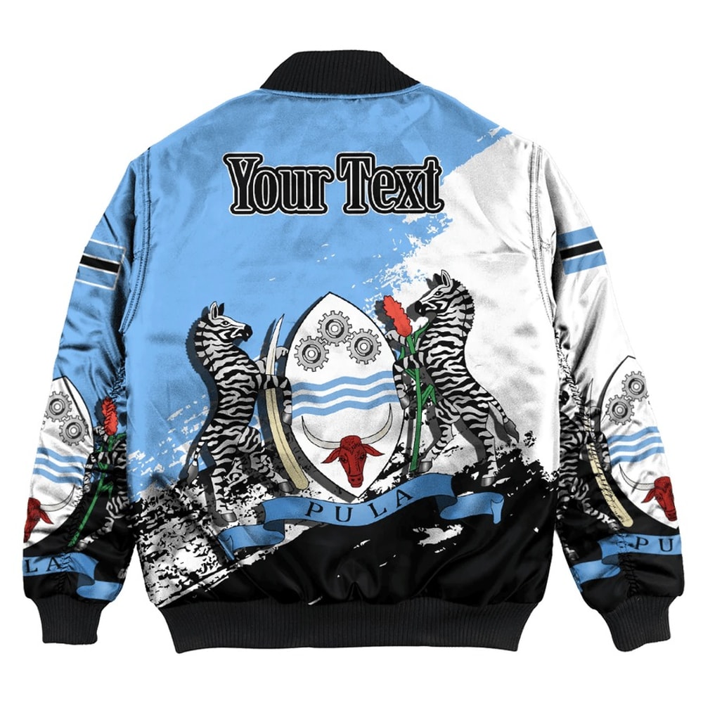 Botswana Special Bomber Jacket, African Bomber Jacket For Men Women