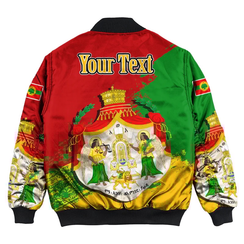 Oromo Special Bomber Jacket, African Bomber Jacket For Men Women