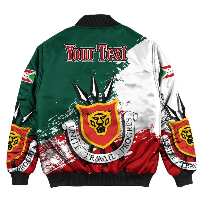 Burundi Special Bomber Jacket, African Bomber Jacket For Men Women