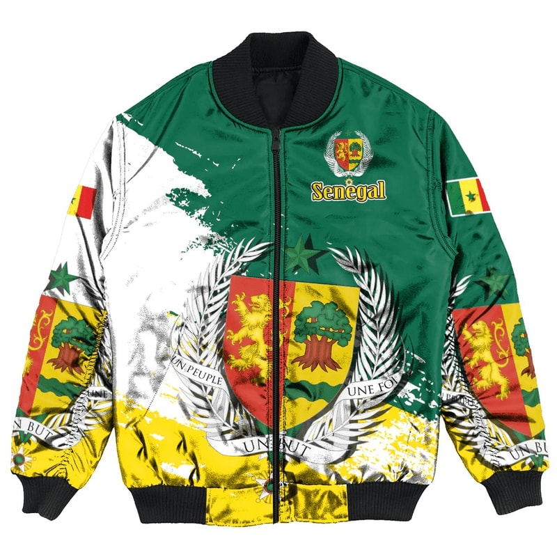 Senegal Special Bomber Jacket, African Bomber Jacket For Men Women