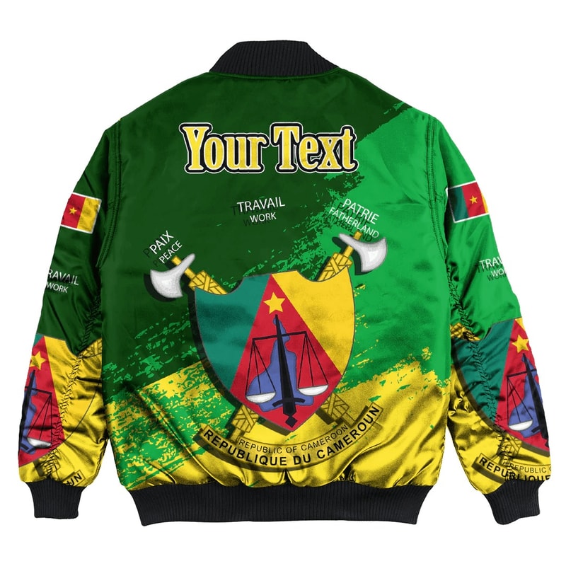 Cameroon Special Bomber Jacket, African Bomber Jacket For Men Women