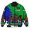 Lesotho Green Version Special Bomber Jacket, African Bomber Jacket For Men Women