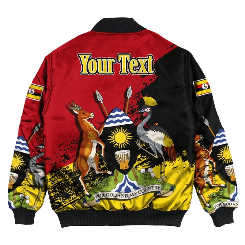 Uganda Special Bomber Jacket, African Bomber Jacket For Men Women