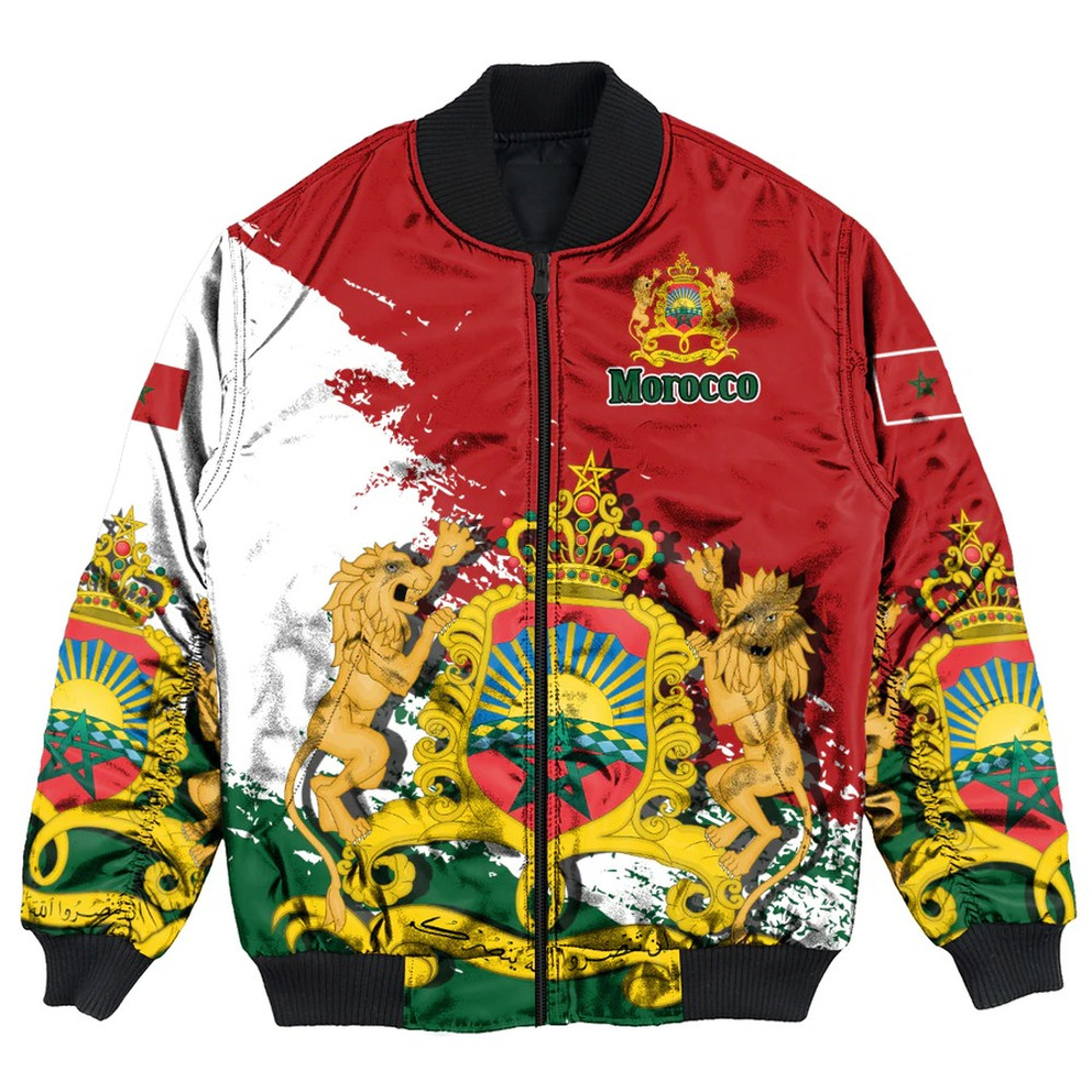 Morocco Special Bomber Jacket, African Bomber Jacket For Men Women