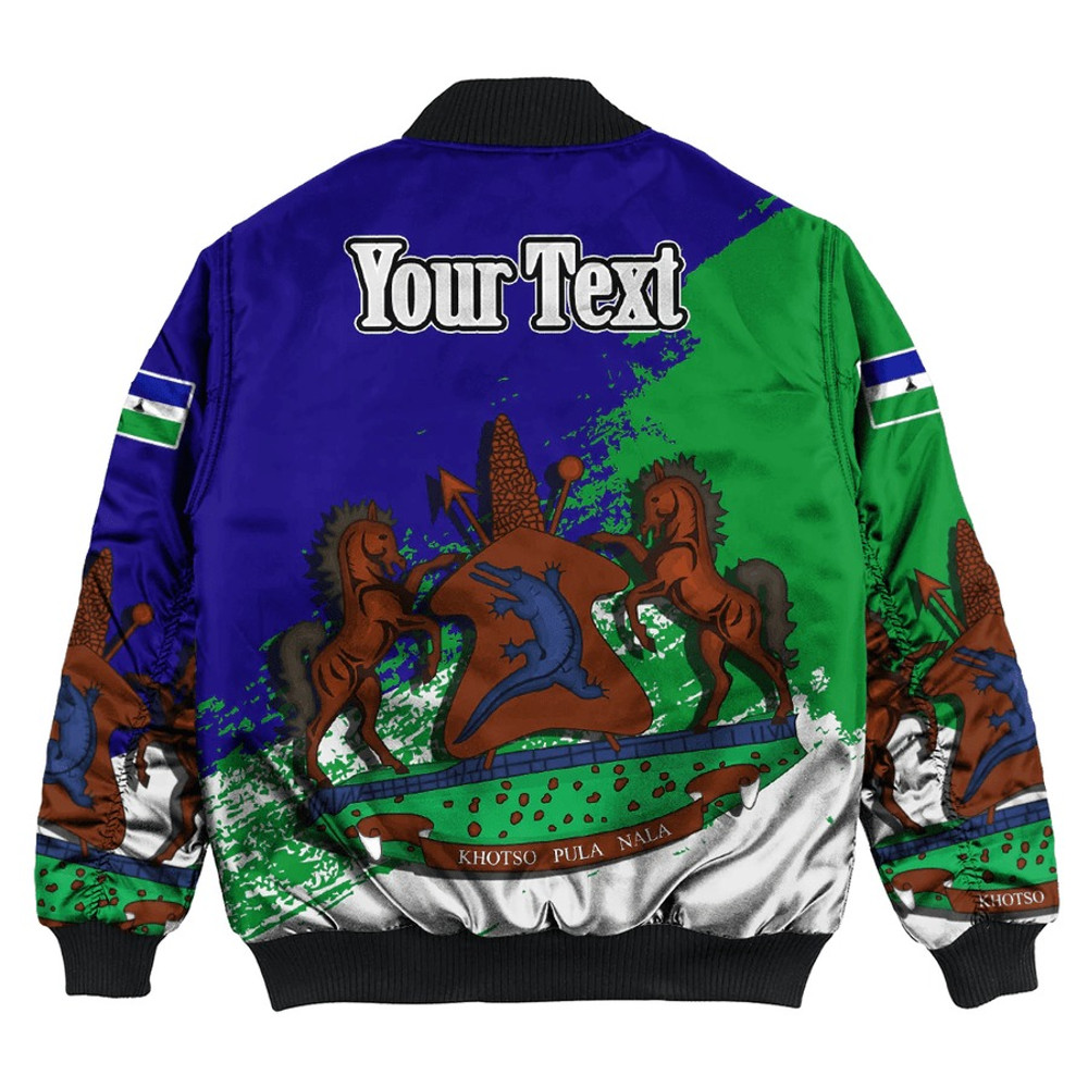 Lesotho Special Bomber Jacket, African Bomber Jacket For Men Women