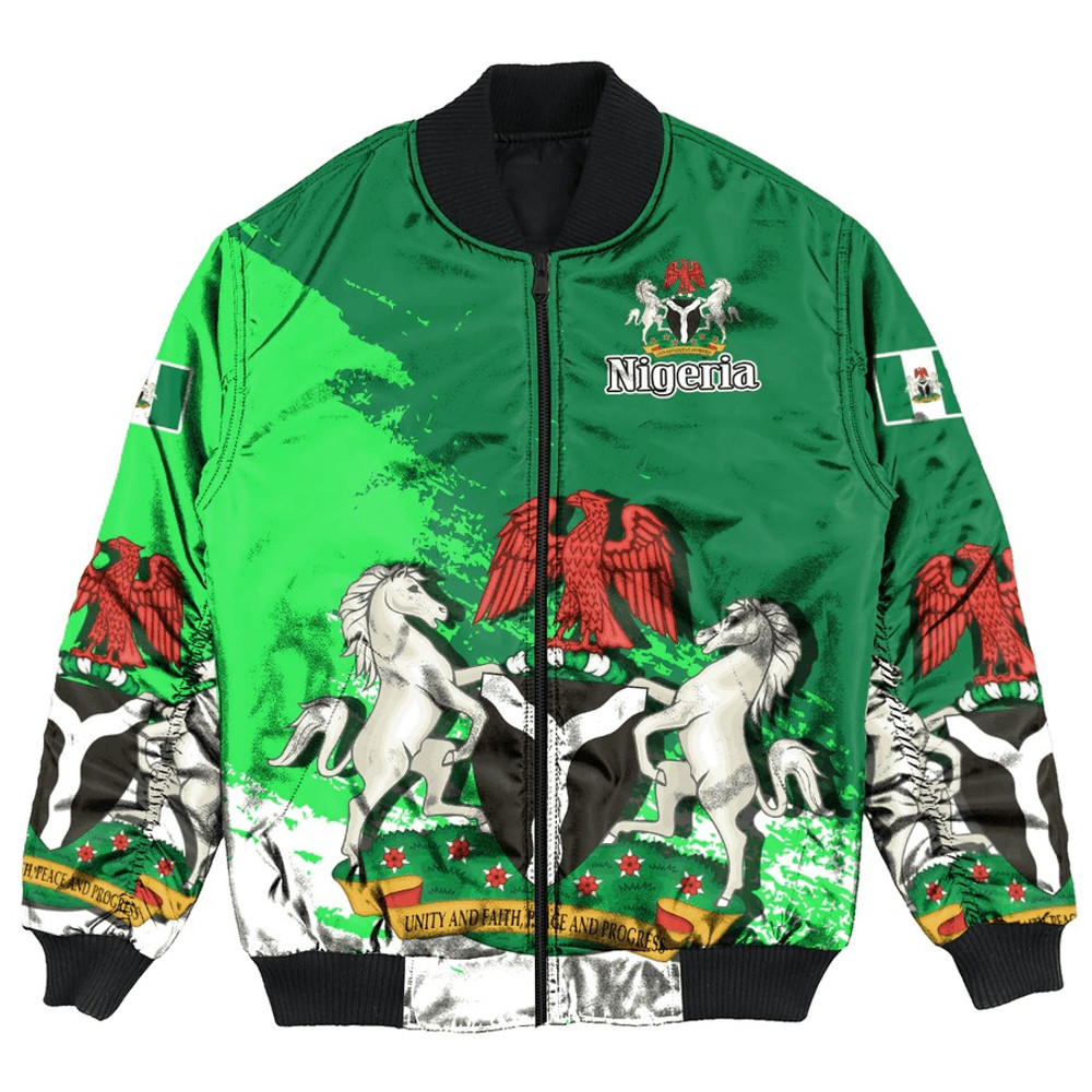 Nigeria Special Bomber Jacket, African Bomber Jacket For Men Women