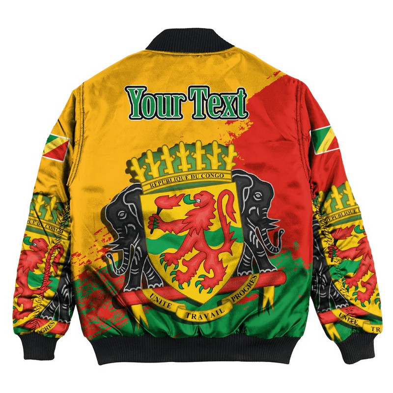 Republic Of The Congo Special Bomber Jacket, African Bomber Jacket For Men Women