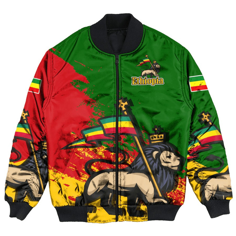 Ethiopia Special Bomber Jacket, African Bomber Jacket For Men Women