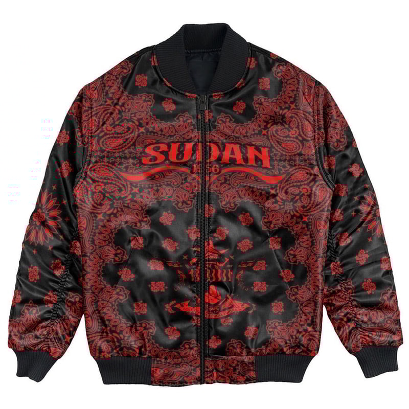 Sudan Bomber Jacket Paisley Bandana Never Out of Date, African Bomber Jacket For Men Women