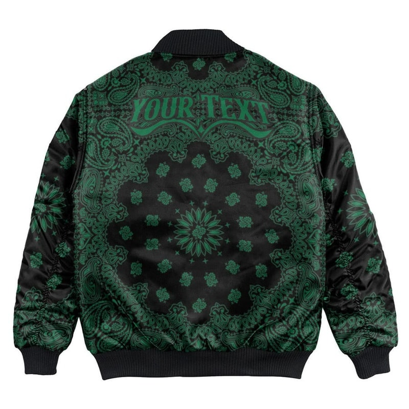 Zambia Bomber Jacket Paisley Bandana Never Out of Date, African Bomber Jacket For Men Women