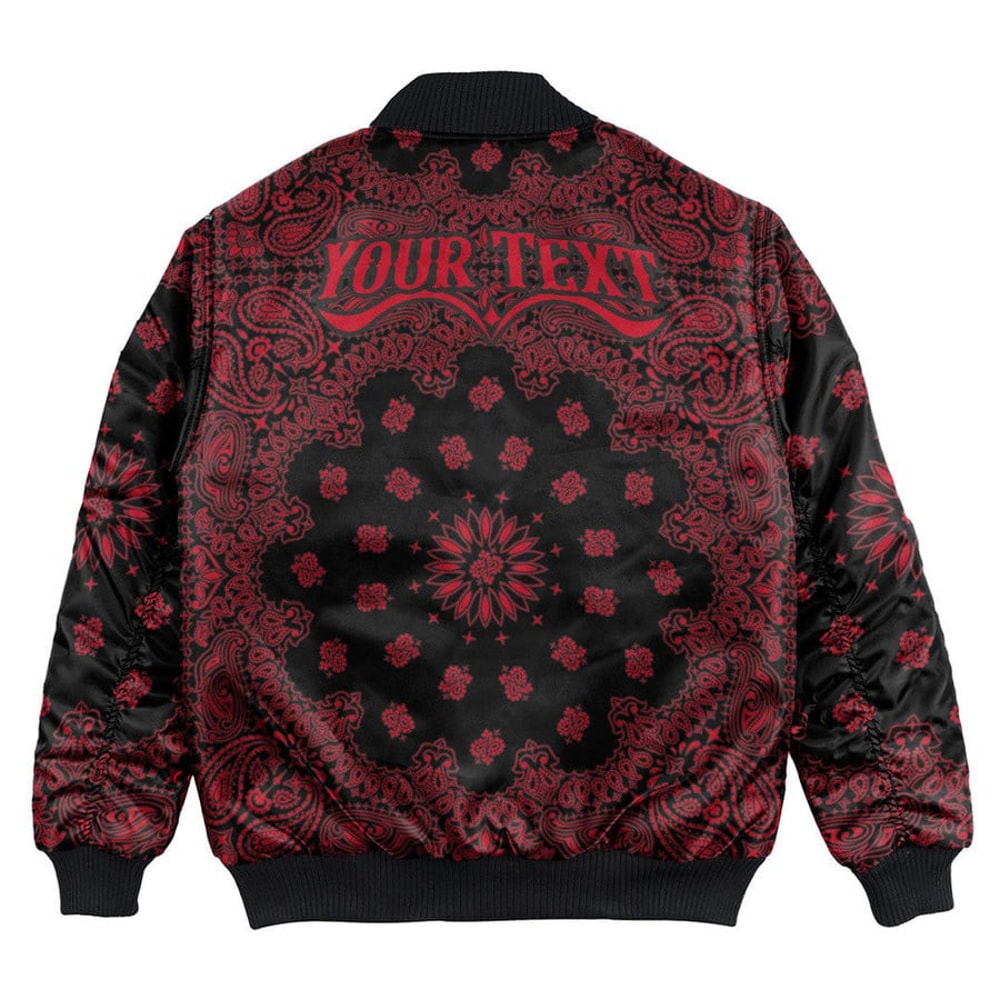 Guinea Bomber Jacket Paisley Bandana Never Out of Date, African Bomber Jacket For Men Women