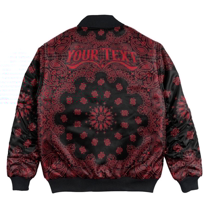 Guinea Bomber Jacket Paisley Bandana Never Out of Date, African Bomber Jacket For Men Women