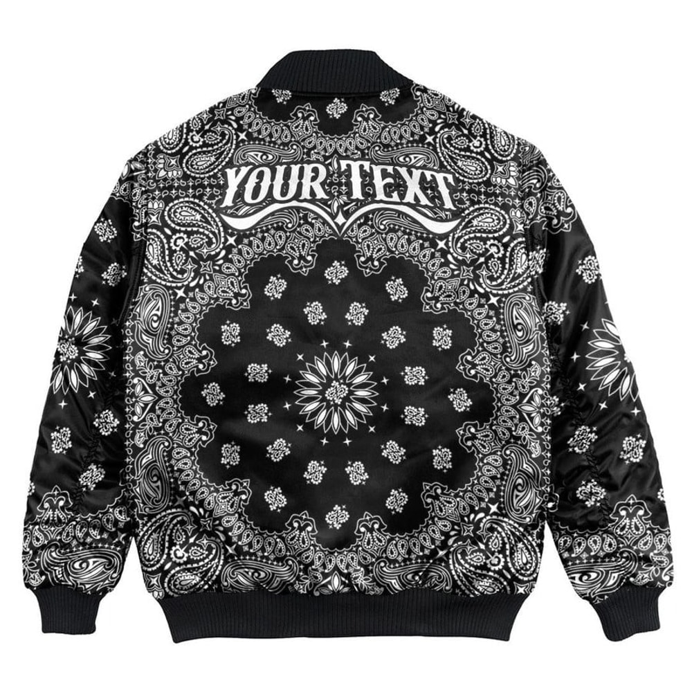 Algeria Bomber Jacket Paisley Bandana Never Out of Date, African Bomber Jacket For Men Women