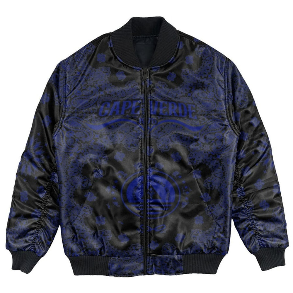 Cape Verde Bomber Jacket Paisley Bandana Never Out of Date, African Bomber Jacket For Men Women