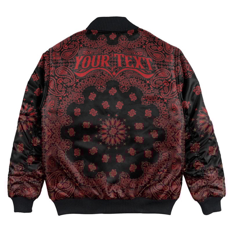 Morocco Bomber Jacket Paisley Bandana Never Out of Date, African Bomber Jacket For Men Women