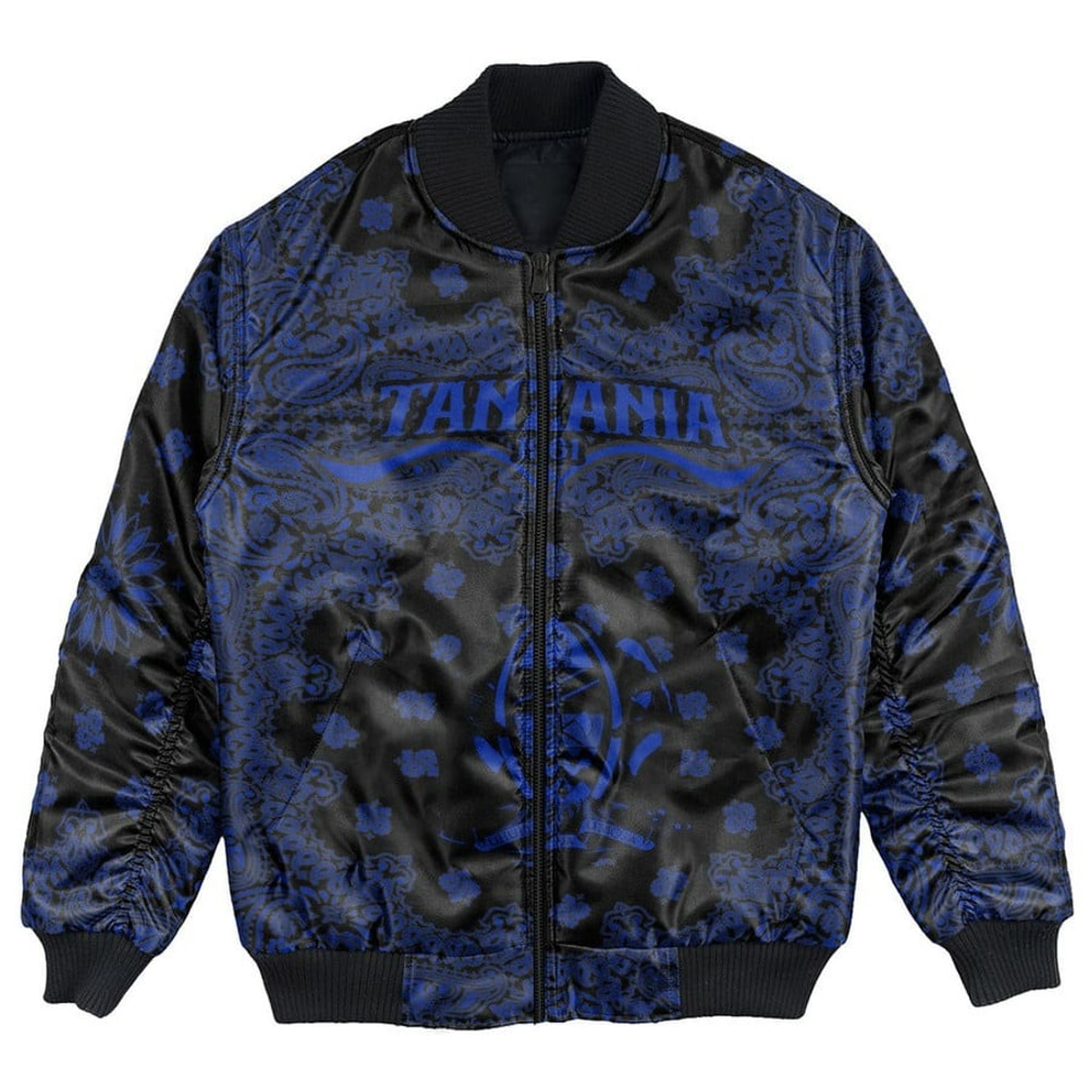 Tanzania Bomber Jacket Paisley Bandana Never Out of Date, African Bomber Jacket For Men Women