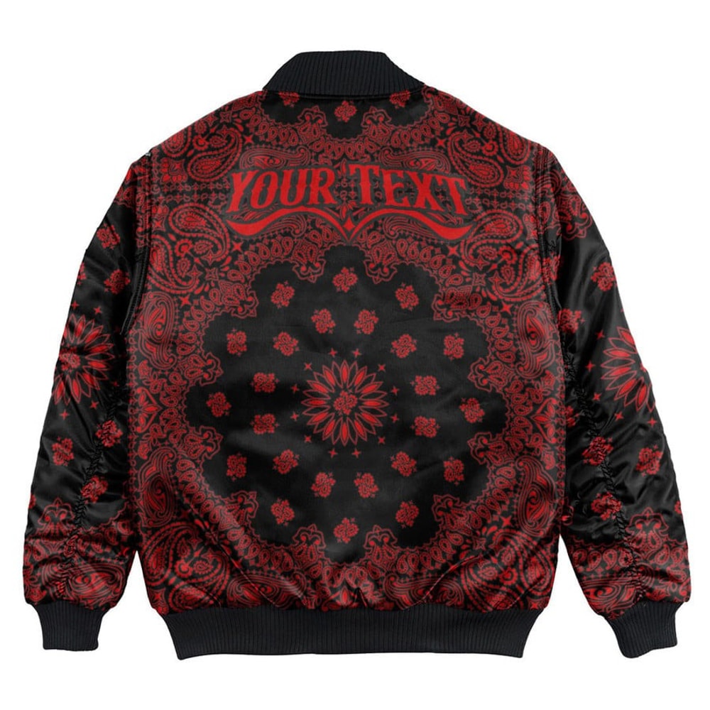 Tunisia Bomber Jacket Paisley Bandana Never Out of Date, African Bomber Jacket For Men Women