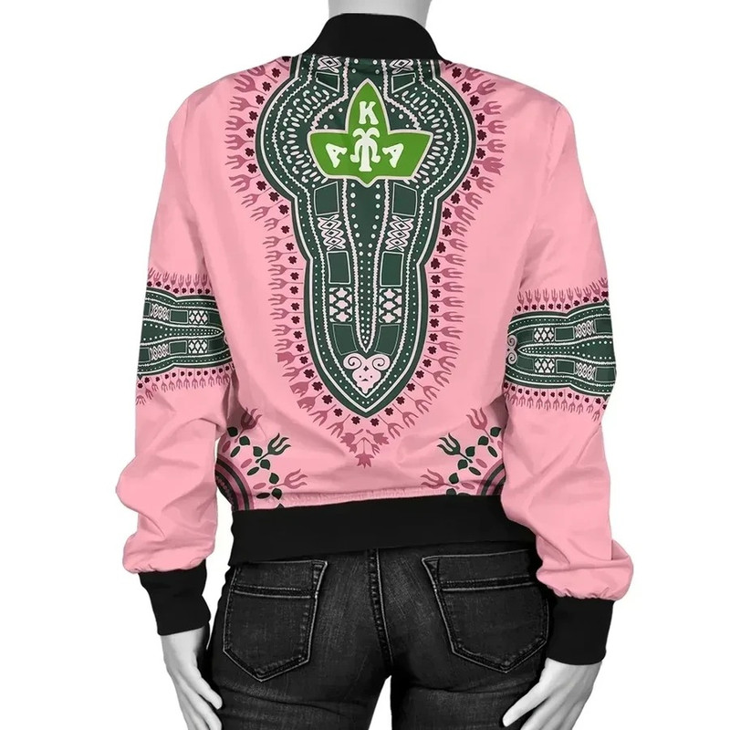 AKA Sorority Dashiki Bomber Jacket, African Bomber Jacket For Men Women