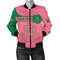Personalised AKA Sorority Bomber Jacket - Ver. Pink - Simple Style, African Bomber Jacket For Men Women